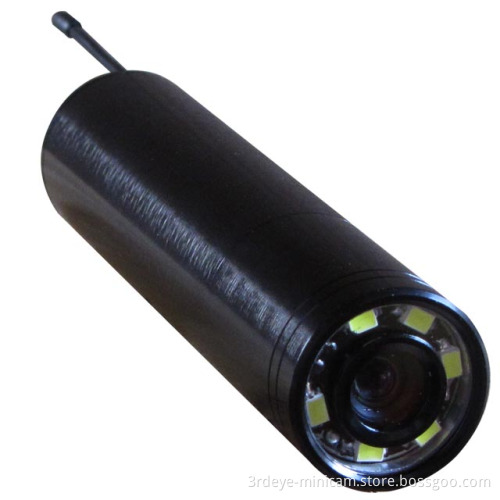 Wireless Pipe Inspection Camera View Completed Dark with LED Lamps